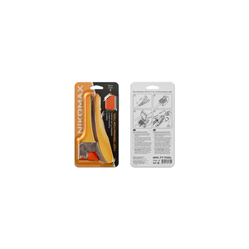 Инструмент NIKOMAX для быстрой заделки коммутационных модулей-вставок типа Keystone системы Fast Termination, серий: FT, AN, LS, 2 насадки в комплекте