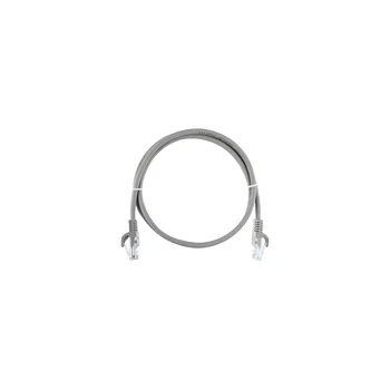 Коммутационный шнур NIKOMAX U/UTP 4 пары, Кат.5е, 24AWG (7х0,205мм), LSZH нг(А)-HFLTx, серый, 10м