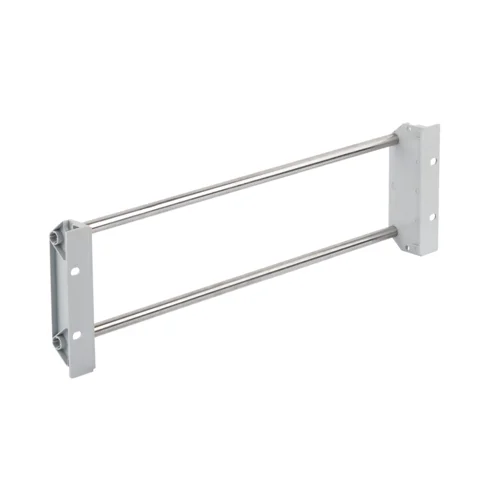 Конструктив 19" с круглыми направляющими для плинтов