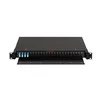 Оптический кросс NIKOMAX 19" Premium Line, 1U, укомплектованный на 8 портов LC/UPC (4 двойных LC/UPC адаптера), SM 9/125 OS2, выдвижной, с полкой