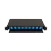 Оптический кросс NIKOMAX 19" Premium Line, 1U, укомплектованный на 24 порта SC/UPC (24 одинарных SC/UPC адаптера), SM 9/125 OS2, выдвижной