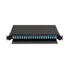 Оптический кросс NIKOMAX 19" Premium Line, 1U, укомплектованный на 48 портов LC/UPC (24 двойных LC/UPC адаптеров), SM 9/125 OS2, выдвижной, с полкой