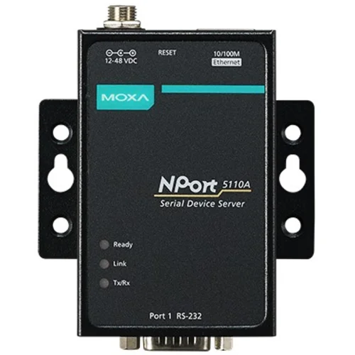 NPort 5150A 1-портовый усовершенствованный асинхронный сервер RS-232/422/485 в Ethernet MOXA