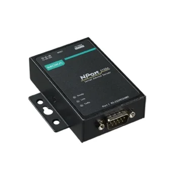 NPort 5150A-T 1-port RS-232/422/485 advanced, DB9 + TB, dual 10/100BaseT(X)