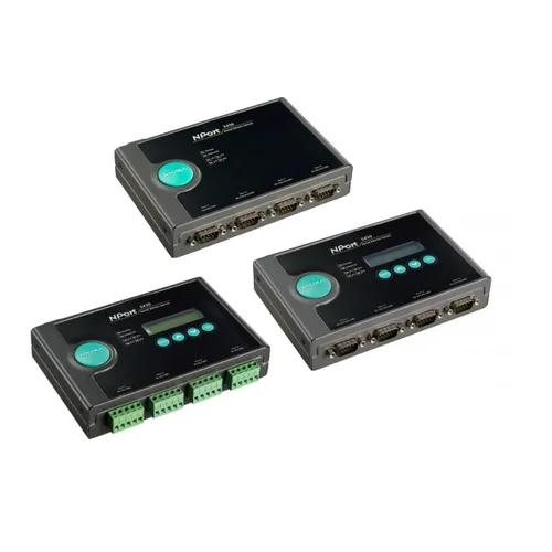 NPort 5430 4-портовый асинхронный сервер RS-422/485 в Ethernet MOXA
