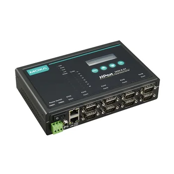 Преобразователь NPort 5650I-8-DT 8-портовый RS-232/422/485 в Ethernet в настольном исполнении c изоляцией 2 КВ MOXA
