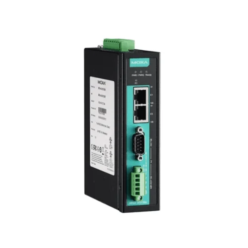 NPort IA 5150A-T 1-портовый усовершенствованный преобразователь RS-232/422/485 в Ethernet с расширенным диапазоном температур MOXA