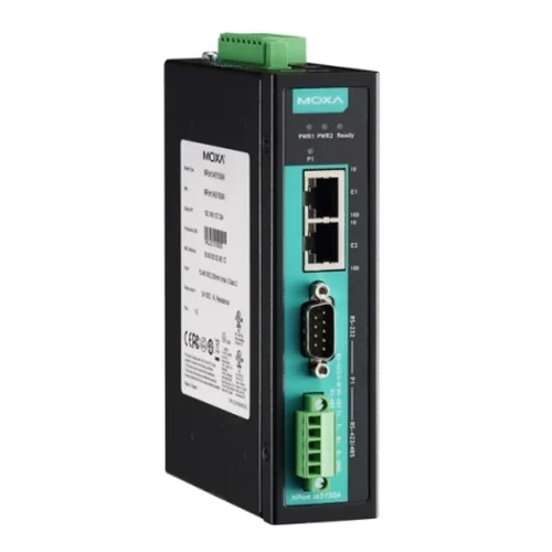 NPort IA5150A-T 1-портовый усовершенствованный преобразователь RS-232/422/485 в Ethernet с расширенным диапазоном температур