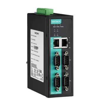 NPort IA5450AI 4-портовый усовершенствованный преобразователь RS-232/422/485 в Ethernet с изоляцией 2 КВ MOXA
