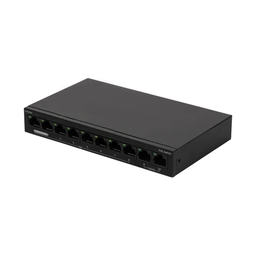 Неуправляемый 8 портовый POE коммутатор Uniview NSW2020-10T-POE-IN-NB