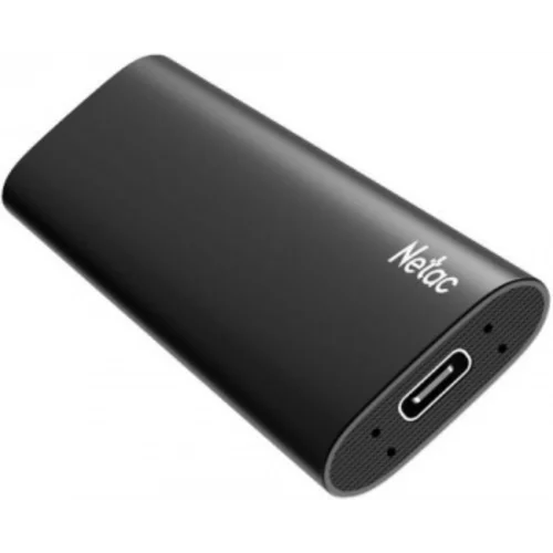 Накопитель SSD Netac USB-C 1Tb NT01ZSLIM-001T-32BK Z Slim 1.8" черный