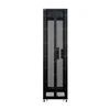 19" серверный шкаф ПРОЦОД 48U 600х1070 мм, передняя дверь перфорация, задние двери двойная перф., регулируемые опоры, RAL 9005