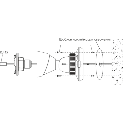 IP камера OMNY A55N 36 уличная OMNY PRO серии Альфа, 5Мп c ИК подсветкой, 12В/PoE 802.3af, microSD, 3.6мм (used)