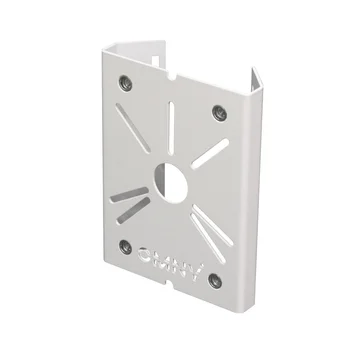 Универсальный кронштейн для крепления на столб/мачту, бандажная лента 20мм, толщина 2мм, белый