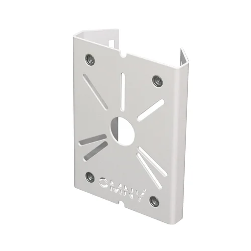 Универсальный кронштейн для крепления на столб/мачту, бандажная лента 20мм, толщина 2мм, белый