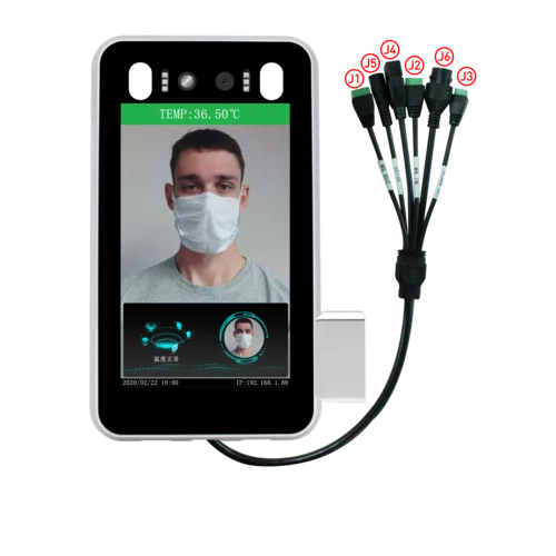 Терминал биометрический OMNY BASE FRT2, 2Мп (1920x1080) 30к/с,4.5mm F1.2, c распознаванием лиц, измерением температуры тела, поддержка Wiegand 26/34