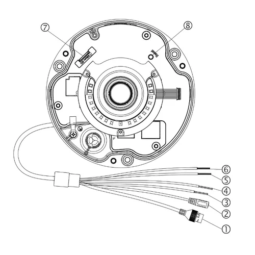 IP камера OMNY PRO M2L2F 27135 купольная 2Мп (1920х1080) 30к/с, 2.7-13.5мм мотор, F1.6, EasyMic, аудиовых., встр.микр., 802.3af A/B, 12±1В DC