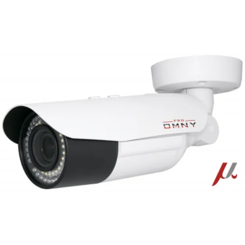 Проектная IP камера OMNY M54E 2812 уличная OMNY PRO серии Мира. 4Мп/25кс, H.265, управл. IR, моториз.объектив 2.8-12мм, PoE, EasyMic