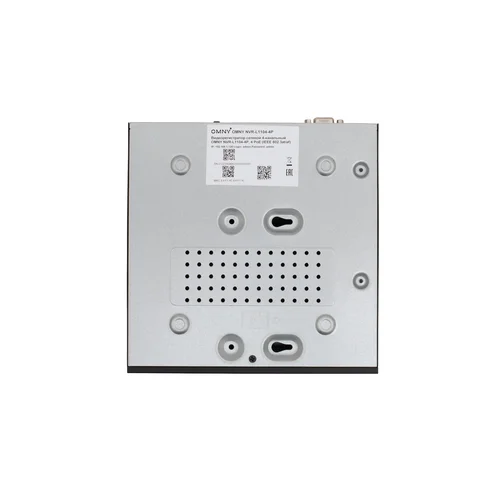 Видеорегистратор сетевой 4-канальный OMNY NVR-L1104-4P, 4 PoE (EEE 802.3at/af)