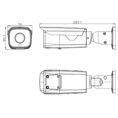 IP камера OMNY BASE ViBe2Z550-WD буллет 2Мп (1920×1080) 30к/с, 5-50мм мотор., F1.6, 802.3af A/B, 12±1В DC, ИК до 50м, EasyMic