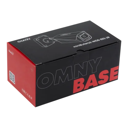 Камера сетевая буллет 2Мп OMNY BASE miniBullet2E-WDS-SDL 28 с двойной подсветкой и микрофоном