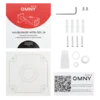 Камера сетевая буллет 5Мп OMNY BASE miniBullet5E-WDS-SDL 36 с двойной подсветкой и микрофоном