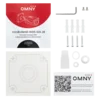 Камера сетевая буллет 5Мп OMNY BASE miniBullet5E-WDS-SDL-C 28 с двойной подсветкой и микрофоном