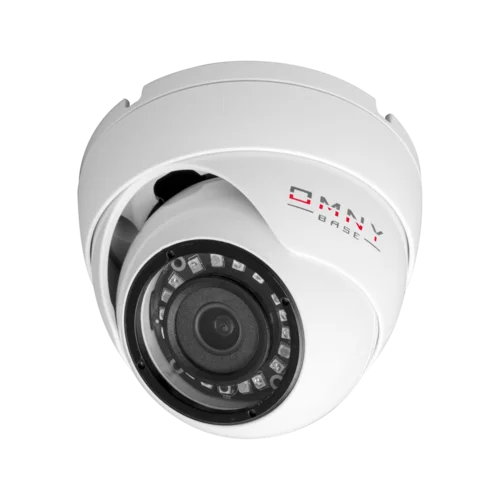 IP камера OMNY BASE miniDome2E-U v2 миникупольная 2Мп (1920х1080) 25к/с, 2.8мм, F1.8, 802.3af A/B, 12±1В DC, ИК до 25м, встр.микр, DWDR, USB2.0