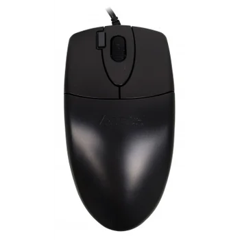 Мышь A4Tech OP-620D черный оптическая (1200dpi) USB (4but)