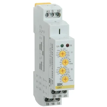 Реле времени ORT 2 контакта 12-240В AC/DC 2 уставки IEK ORT-2T-ACDC12-240V