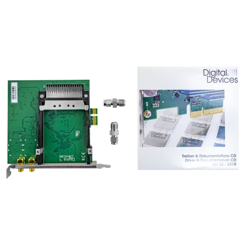 Карта 2-тюнерного приемника DVB-S2 c 2 CI слотами PCIe