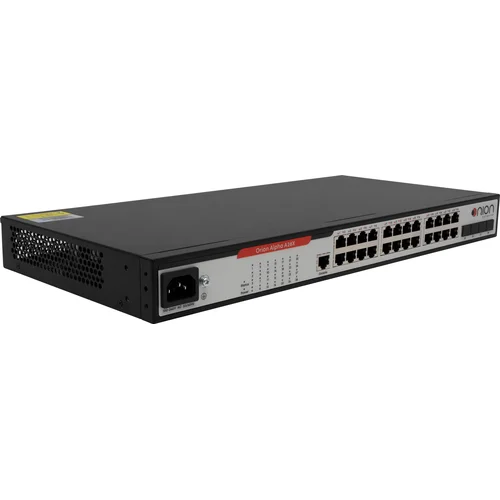Управляемый коммутатор уровня 2 Orion Alpha A28X, 24x 10/100/1000Base-T, 4x 1/10GE SFP+, БП 100-220VAC