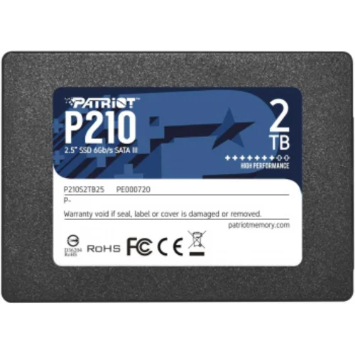Накопитель SSD Patriot SATA-III 2TB P210S2TB25 P210 2.5"
