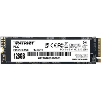 Накопитель SSD Patriot PCIe 3.0 x4 128GB P320P128GM28 P320 M.2 2280