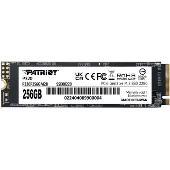 Накопитель SSD Patriot PCIe 3.0 x4 256GB P320P256GM28 P320 M.2 2280