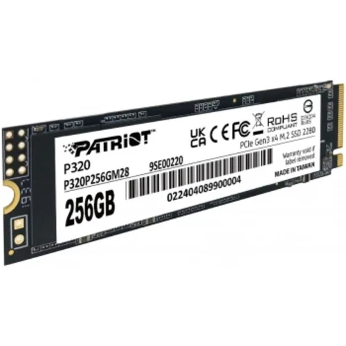 Накопитель SSD Patriot PCIe 3.0 x4 256GB P320P256GM28 P320 M.2 2280