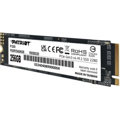 Накопитель SSD Patriot PCIe 3.0 x4 256GB P320P256GM28 P320 M.2 2280