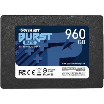 Накопитель SSD Patriot SATA-III 960GB PBE960GS25SSDR Burst Elite 2.5"