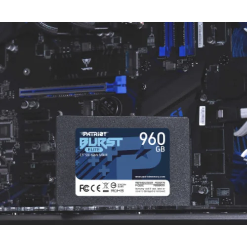 Накопитель SSD Patriot SATA-III 960GB PBE960GS25SSDR Burst Elite 2.5"