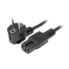 Кабель питания EU-Schuko/IEC320-C15, 220B, 10А, 1.8м
