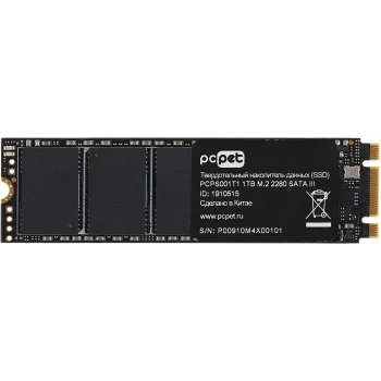Накопитель SSD PC Pet SATA-III 1TB PCPS001T1 M.2 2280 OEM
