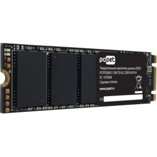 Накопитель SSD PC Pet SATA-III 256GB PCPS256G1 M.2 2280 OEM