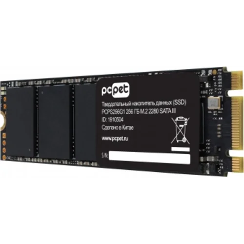 Накопитель SSD PC Pet SATA-III 256GB PCPS256G1 M.2 2280 OEM