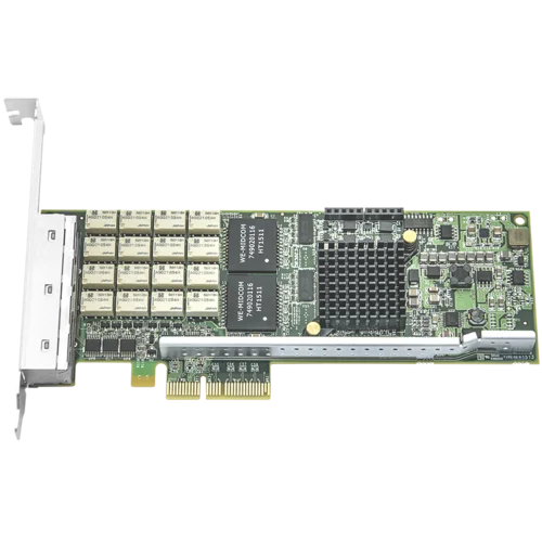 Сетевая карта 4 порта 10/100/1000Base-T Bypass (RJ45, Intel i350AM4), Silicom PE2G4BPi35LA-SD