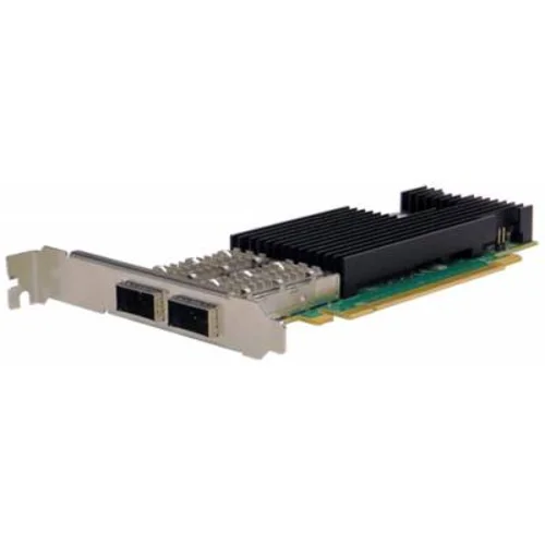 Сетевая карта 2 порта 10G/25G/40G/100GBaseX Content Director (QSFP28, Intel FM10420), Silicom PE3100G2DQiRL-QX4