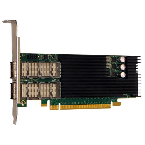 Сетевая карта 2 порта 10G/25G/40G/100GBaseX Content Director (QSFP28, Intel FM10420), Silicom PE3100G2DQiRL-QX4