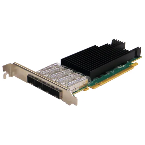 Сетевая карта 4 порта 25GBase-X (SFP28/zSFP+, Intel® XXV710 Based), Silicom PE31625G4I71L-XR