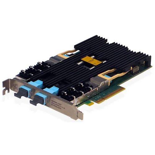 Сетевая карта 2 порта 40GBase-SR4 Bypass (MPO, XL710BM2), Silicom PE340G2BPI71-QS41