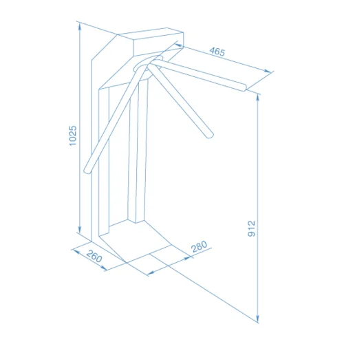 Турникет-трипод PERCo-T-5