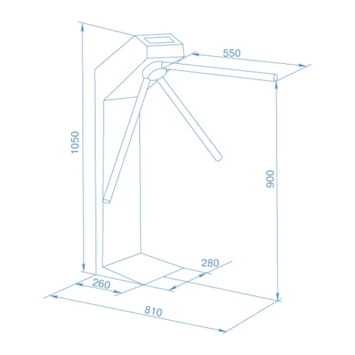 Турникет-трипод PERCo-TTR-04.1G